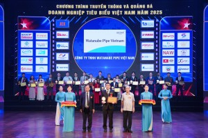 Công ty TNHH Watanabe Pipe Việt Nam vinh dự lọt Top 20 Doanh nghiệp FDI xuất sắc nhất 2025